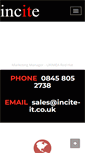 Mobile Screenshot of incite-it.co.uk